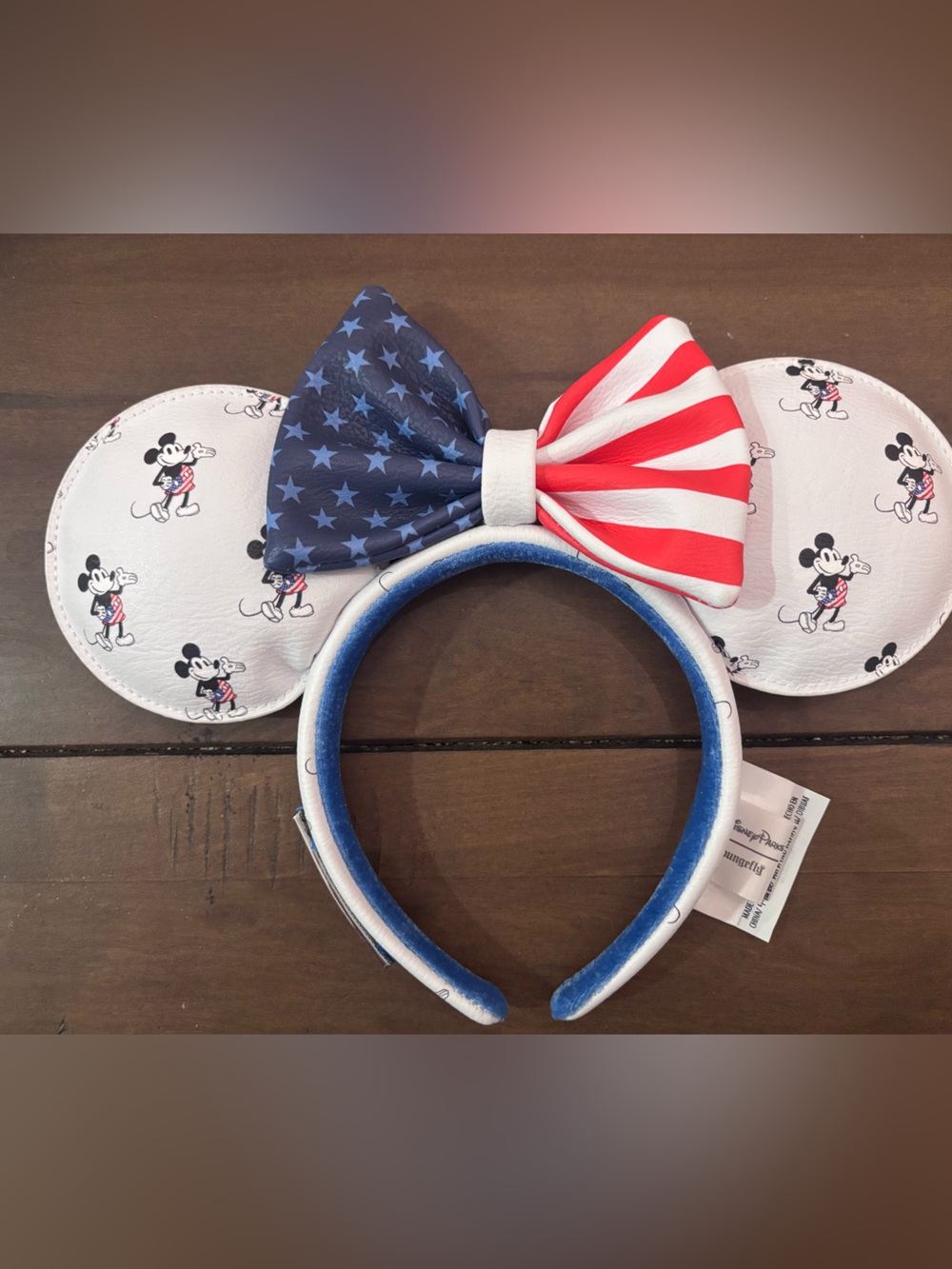 Disney x Loungefly Mickey Mouse Americana Minnie Ears